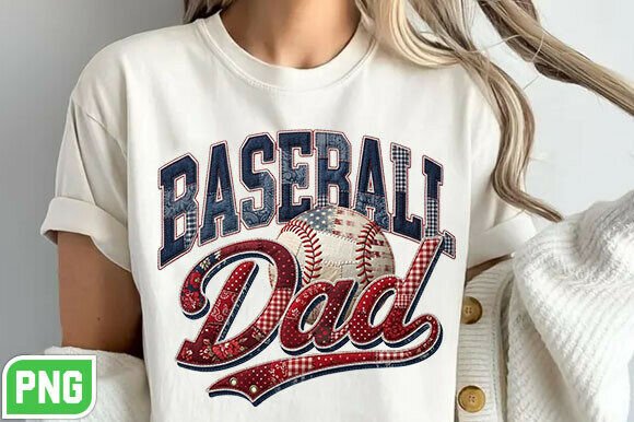 Baseball Dad PNG, Game Day Dad PNG: Design & Applications