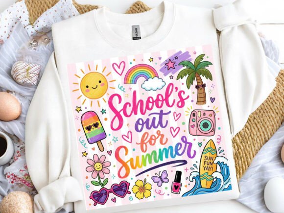 Creative Assets: Summer Doodle PNG for Vibrant Designs