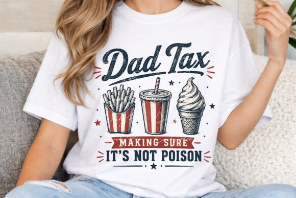 Dad Tax PNG: Humorous Design for Father's Day Projects