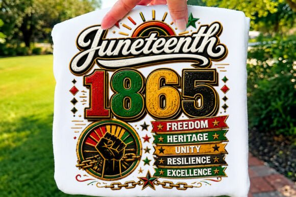 Honoring a Legacy: Designing with the Juneteenth 1865 Heritage Tee Graphic