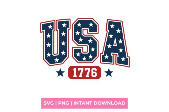 USA 1776 Patriotic Collegiate SVG: A Design Asset for Modern Creators