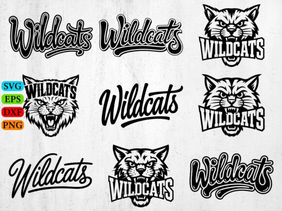 Wildcats Svg: Dynamic Assets for School Sports Branding